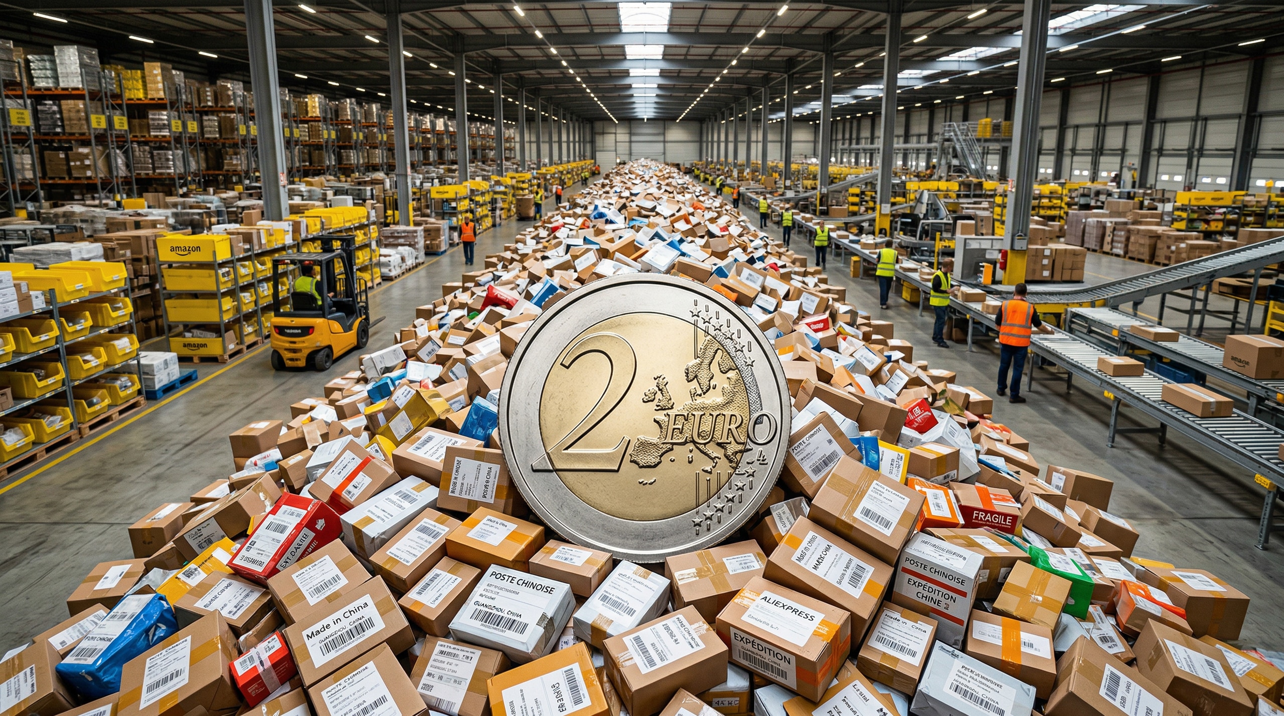 Taxe sur les petits colis 2€